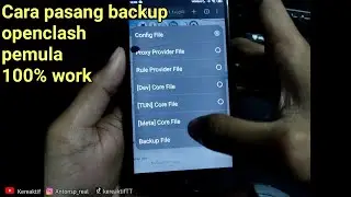cara pasang file backup/restore backup openclash di stb openwrt