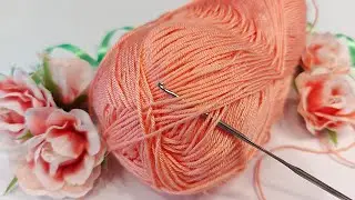 INCREDIBLY BEAUTIFUL! Just 2 rows and the relief pattern is ready! Crochet for Beginners