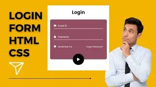 How to make Login Form In Html And Css