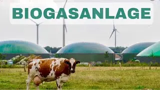 Deutschland, Biogasanlage / Как работает биогазовая установка в Германии