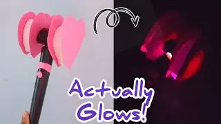DIY Blackpink's Lightstick💗🖤 | Handmade Blink Hammer Bong | K-pop Craft ideas