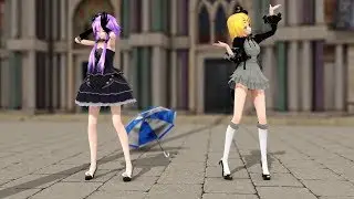 [MMD] Drop pop Candy : TDA Rin Loli and TDA Yukari Doll (DL+HD)