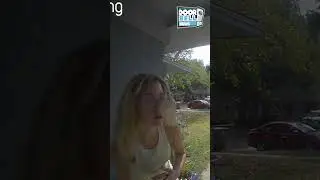 Amazon Worker Delivers Package Then Takes It