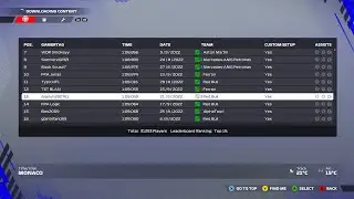 F1 22 - Top 13 Monaco Hotlap - 