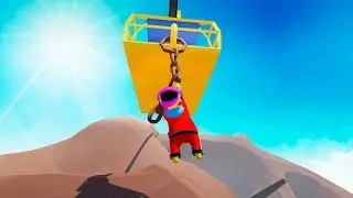 ОПАСНЫЙ ПАРКУР! НЕ ОТПУСКАЙ ЕГО! - УГАР В HUMAN: FALL FLAT!!! (ХЬЮМАН: ФОЛ ФЛЭТ)