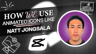 How To use animated icons Like Natt Jongsala in CapCut PC