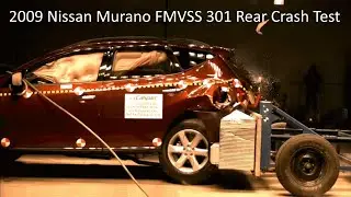 2009-2014 Nissan Murano FMVSS 301 Rear Crash Test (50 Mph)