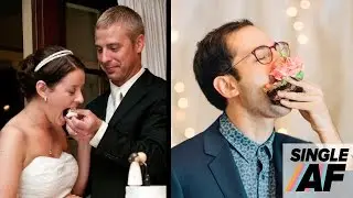 Single People Re-Create Wedding Photos • Single AF
