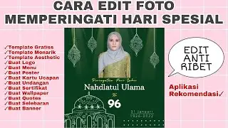 EDIT FOTO UCAPAN MEMPERINGATI HARI SPESIAL | CANVA TUTORIAL