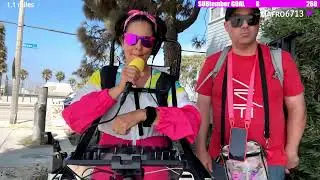 ☀️ Walking DJ Searches For Ravers 🏖️ Vibes at the Beach  🌊