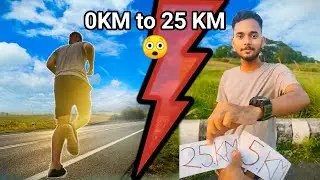 0 Km to 25 Km Running 🔥 TRB