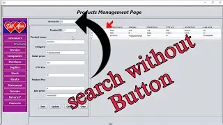 how to create a search box in java netbeans without a button 