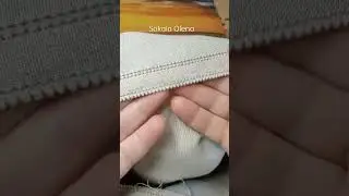 Підшиваю низ чоловічої сорочки