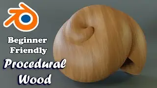 Create a Quick Procedural Wood Texture in Blender 3.4 | Blender Beginner Tutorial