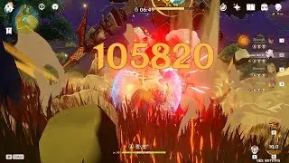 C0 Arataki Itto | 100K Plunge Attack | Wolf's Gravestone R1 | Triple Crowned | GENSHIN IMPACT v.2.3