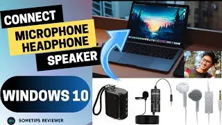 How to connect laptop to bluetooth speaker !! How to connect microphone, headphone to laptop