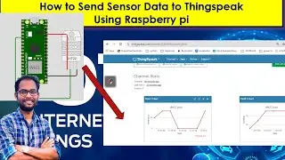 Send Data to cloud Using Raspberry Pi || IoT Projects || Thingspeak || DHT22