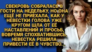 Свекровь собралась в гости, но так замучила невестку указаниями, что пришлось...