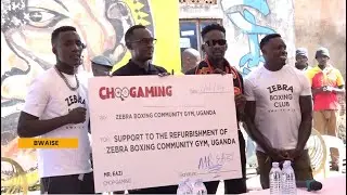 Timely boost - International music star, Mr. Eazi extends support to Zebra boxing club