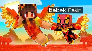 FAKİR ATEŞ KUŞU OLDU!🔥☄️(PHONEİX) - Minecraft