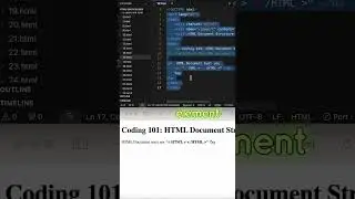 HTML Coding Q&A 16: HTML element to define the structure of an HTML document? 