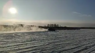 Skoda Octavia A7 1.8T 4x4  Girl snow  drifting _2