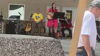 Vision of Faith singing at Gospel fest in White Lake, Wisconsin August 17, 2024 ￼￼