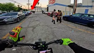 RIDING AND EXPLORING DEEP IN LOS ANGELES ON E-BIKE..