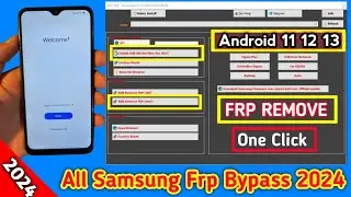 All Samsung Frp Bypass New Tool 2024 | Samsung Android 11 12 13 Frp Remove Adb Enable Fail|Free Tool
