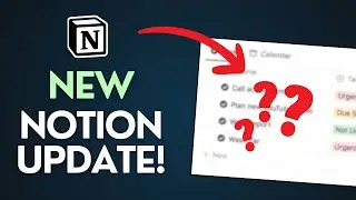 New Notion Feature! Database Update 🚨