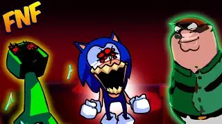 SONIC, CREEPER E FAMILY GUY TOTALMENTE QUEBRADOS!! Fridayt Night Funkin Breaker Bundle r 