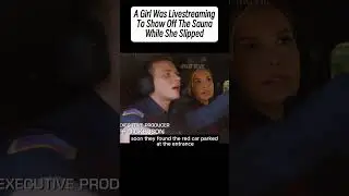 A Girl was livestreaming To Show Off The Sauna While She Slipped 