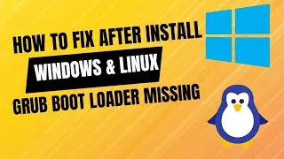 how to fix grub bootloader not showing after install windows and after install kali linux