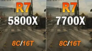Ryzen 7 7700X vs Ryzen 7 5800X - Benchmarks in 11 applications - Worth upgrading?