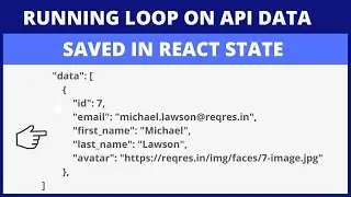 API Call In UseEffect Hook React JS - [ Loop Over Data , We Get From API ]