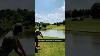 Golf Shot at Pond