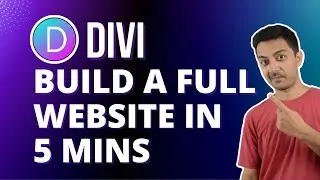 How to create a website in 5 minutes using DIVI - How to use DIVI template packs