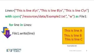 13. Writing files with open