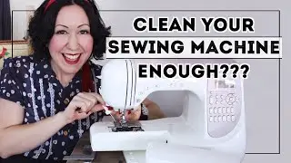 SEWING MACHINE MAINTENANCE // What you can DIY to properly clean & de-fluff your sewing machine!