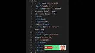 html Fieldset label input type checkbox learn 
