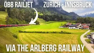 A Train Ride from Zurich to Innsbruck With BEAUTIFUL Views | ÖBB Railjet