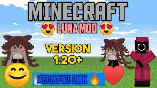 LUNA MOD 😍 DOWNLOAD FOR MINECRAFT PE 💃✨ | Full Video 🎥✨ | 