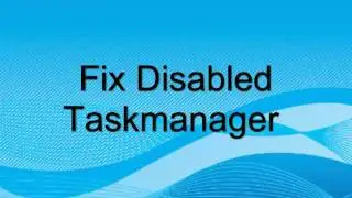 Fix Disabled Taskmanager