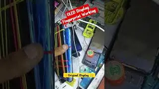 Original display fingerprint working|OLED display kaisa hota hai|Best quality mobile display #shorts