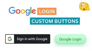 Custom Google login button | react.js