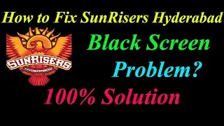 How to Fix SunRisers Stickers App Black Screen Problem Solutions Android &Ios - Fix App Black Screen