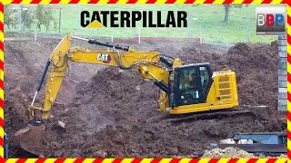 CAT 325, Baugrube, Korb, 2024. #excavator #caterpillar