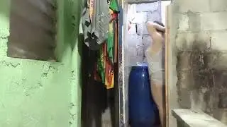 tante tembem lagi mandi seger banget