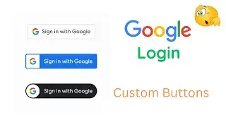Custom Google login buttons | 