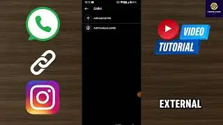 How To Add Whatsapp Link To Instagram Profile (Mobile Guide)